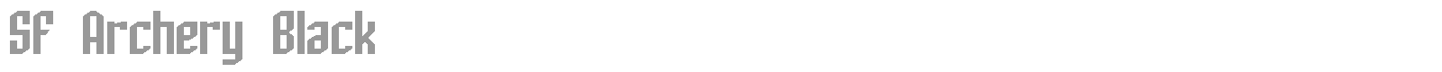 SF Archery Black font preview